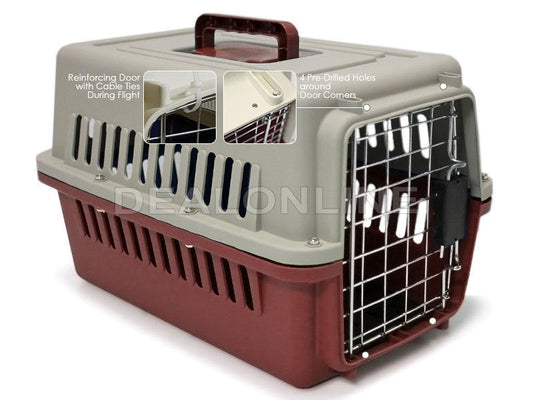 66cm Dog Cage Cat Cage Pet Travel Cage/Carrier dealonline.co.nz
