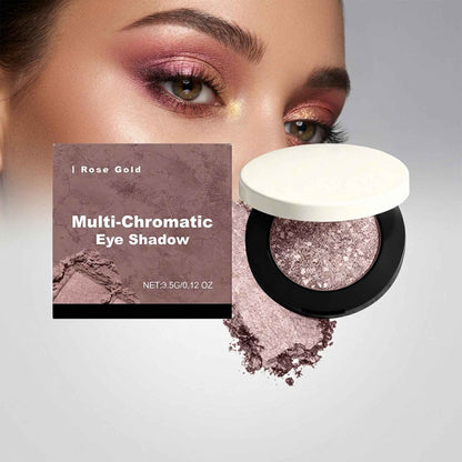 Shimmering Rose Gold Eyeshadow - 3D Long-Lasting Color