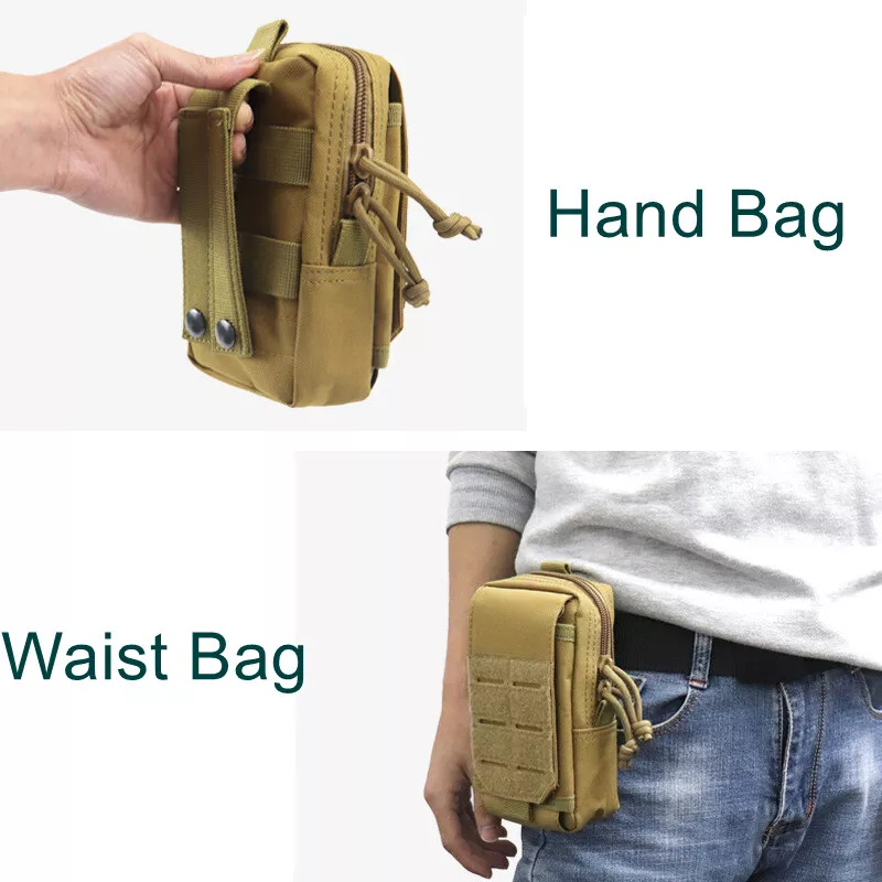 Tactical Phone Pouches Military MOLLE Bag Mobile Phone Holder Waist Belt Bags dealonline.co.nz