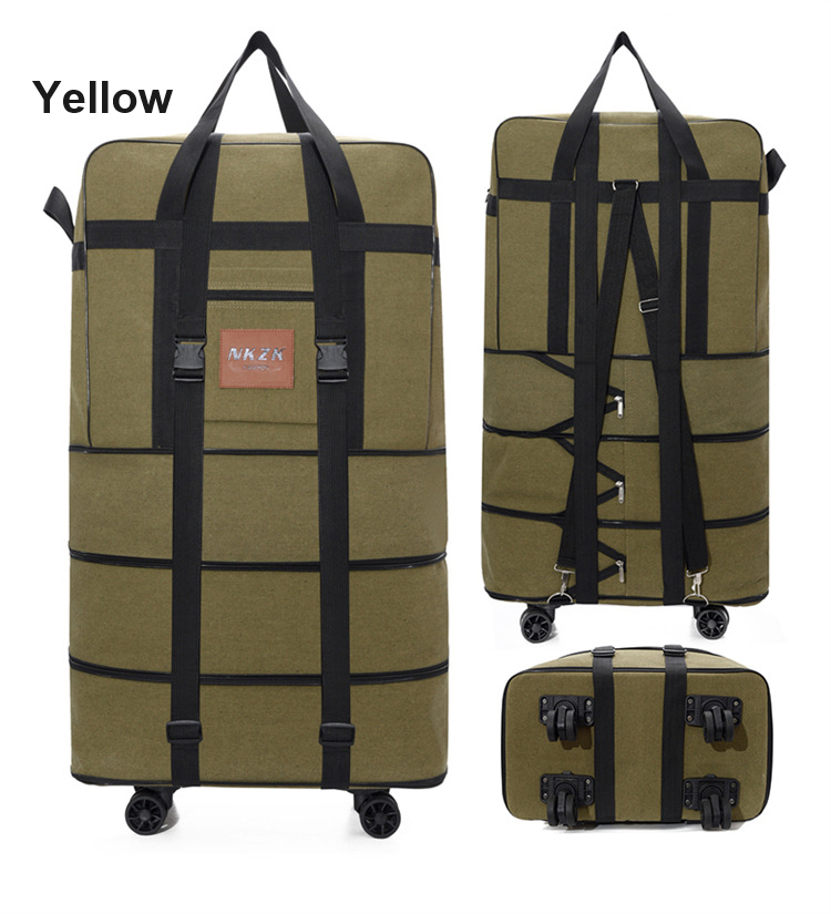 158L Expandable Luggage Bag – Foldable Rolling Travel Bag ECOTREK