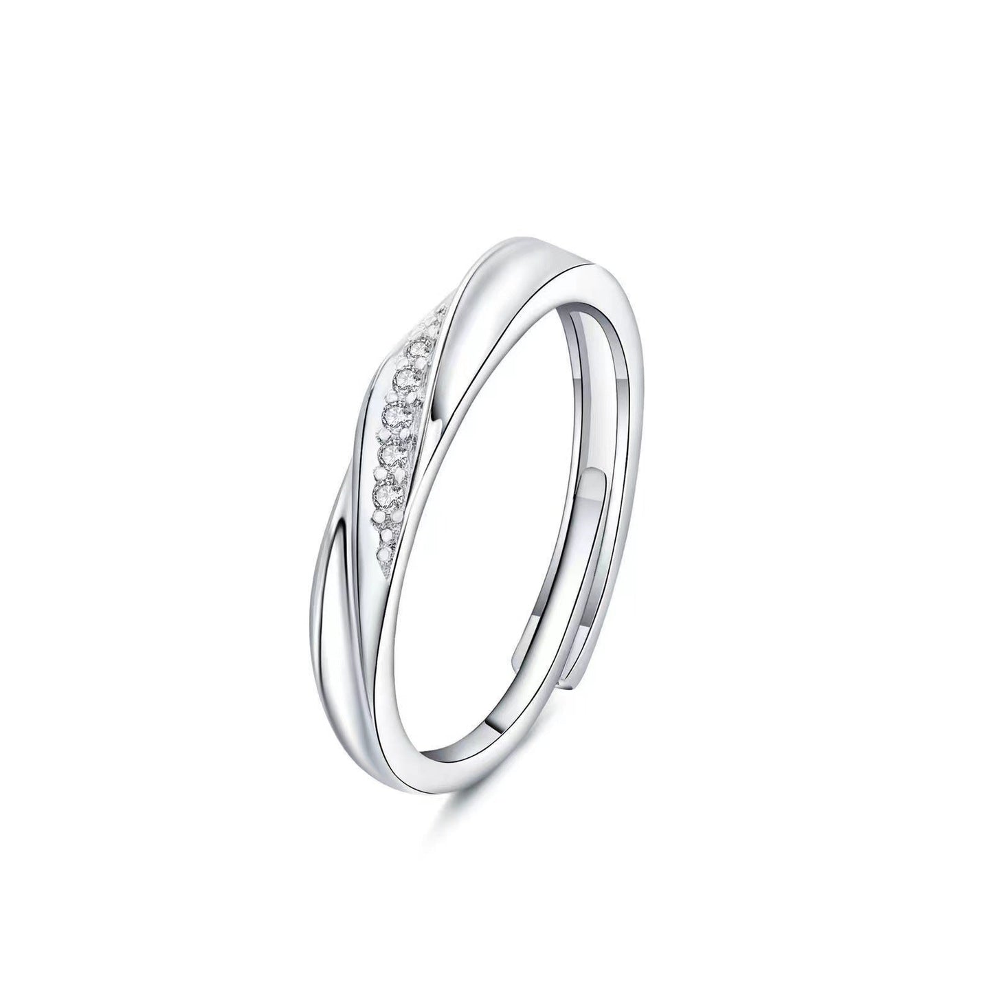 Adjustable Zirconia Wedding Ring