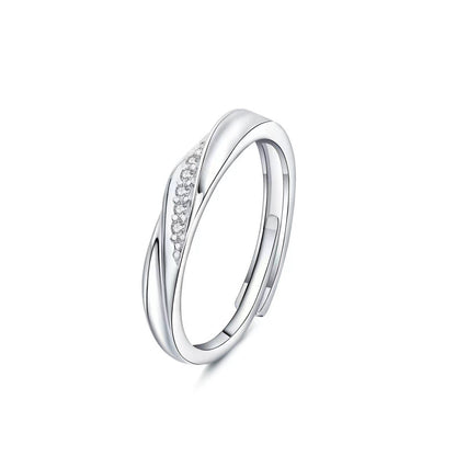 Adjustable Zirconia Wedding Ring