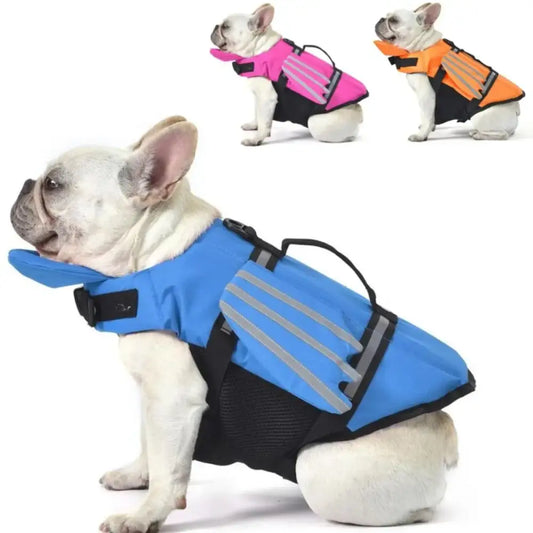 Adjustable Dog Life Jacket with Chin Float & Rescue Handle Habicare