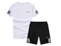 NZ-3XL-Mens 2 Piece Outfit Sport Set Short Sleeve Summer Leisure Short Thin Sets dealonline.co.nz
