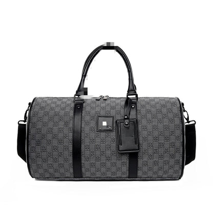 Chessboard diagonal crossbody bag