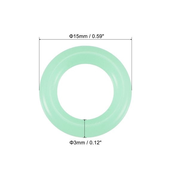 ECOTREK Glow Tent Stake Rings – Silicone Glow Marker Rings for Tent Pegs JP30416