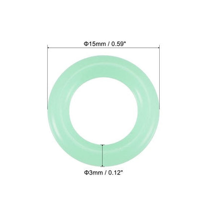 ECOTREK Glow Tent Stake Rings – Silicone Glow Marker Rings for Tent Pegs JP30416