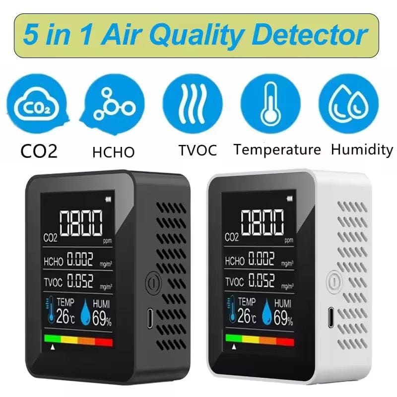 Air Quality Monitor - 5 in 1 9eight5