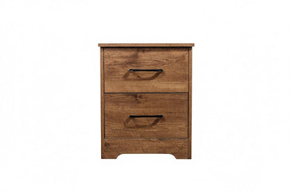 'Althea' Walnut Color BedSide Table sue-e furniture