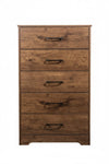 Althea' Wallnut color Five Drawers