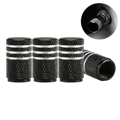 Aluminium Tire Valve Stem Caps (4Pcs) (different colours available) Habicare