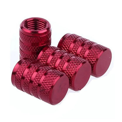 Aluminium Tire Valve Stem Caps (4Pcs) (different colours available) Habicare