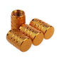 Aluminium Tire Valve Stem Caps (4Pcs) (different colours available) Habicare