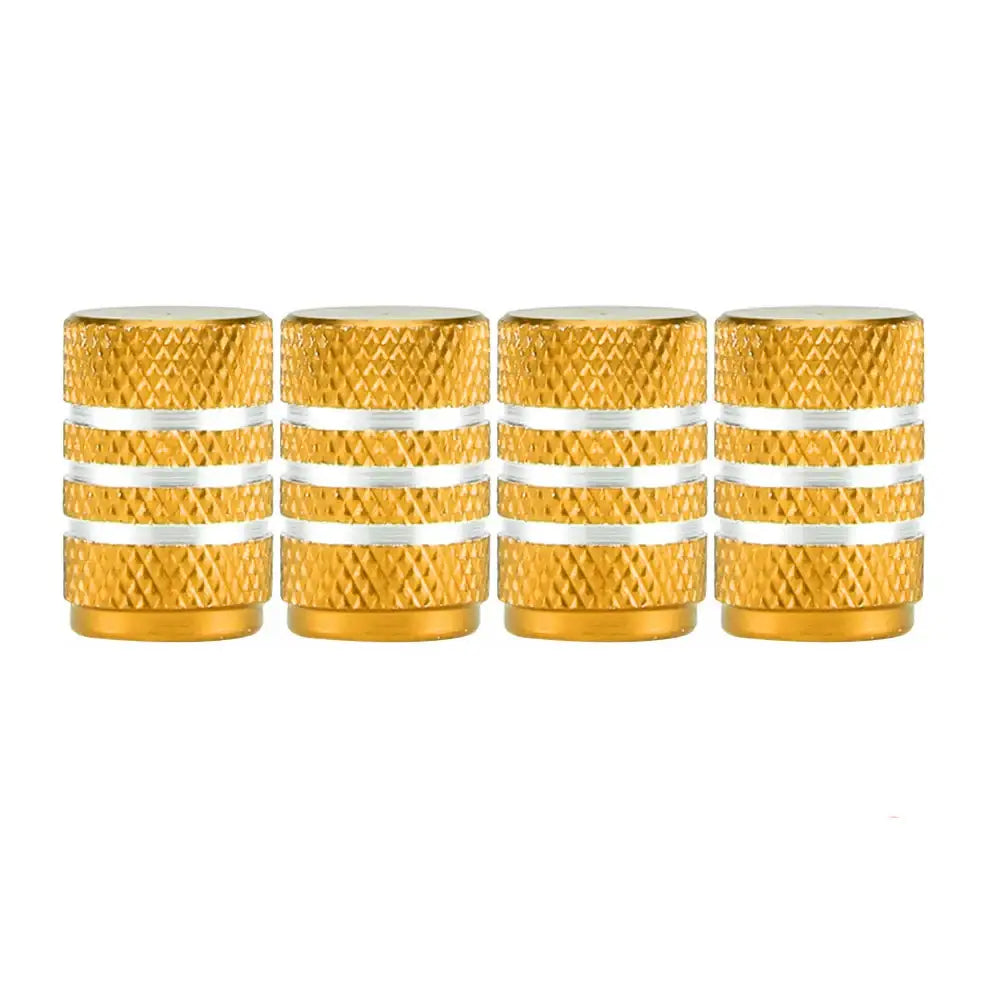 Aluminium Tire Valve Stem Caps (4Pcs) (different colours available) Habicare
