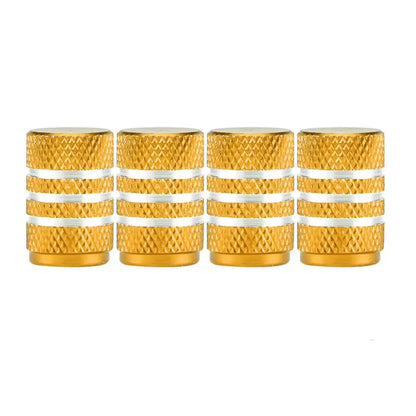 Aluminium Tire Valve Stem Caps (4Pcs) (different colours available) Habicare