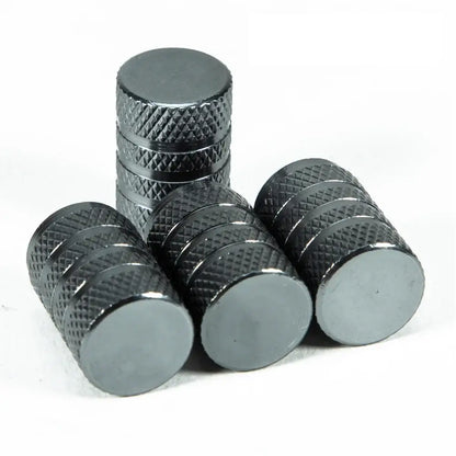 Aluminium Tire Valve Stem Caps (4Pcs) (different colours available) Habicare