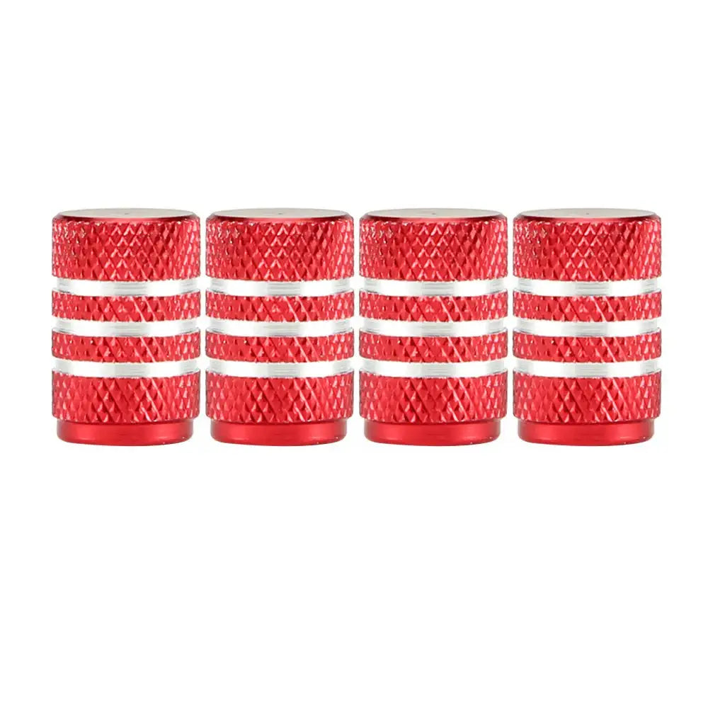 Aluminium Tire Valve Stem Caps (4Pcs) (different colours available) Habicare