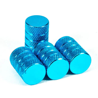 Aluminium Tire Valve Stem Caps (4Pcs) (different colours available) Habicare