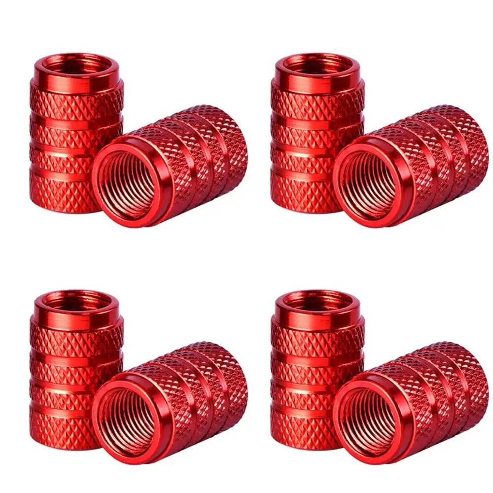 Aluminium Tire Valve Stem Caps (4Pcs) (different colours available) Habicare