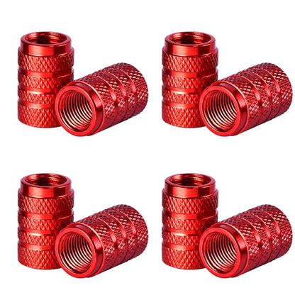 Aluminium Tire Valve Stem Caps (4Pcs) (different colours available) Habicare