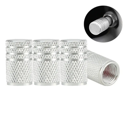 Aluminium Tire Valve Stem Caps (4Pcs) (different colours available) Habicare