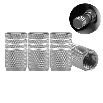 Aluminium Tire Valve Stem Caps (4Pcs) (different colours available) Habicare