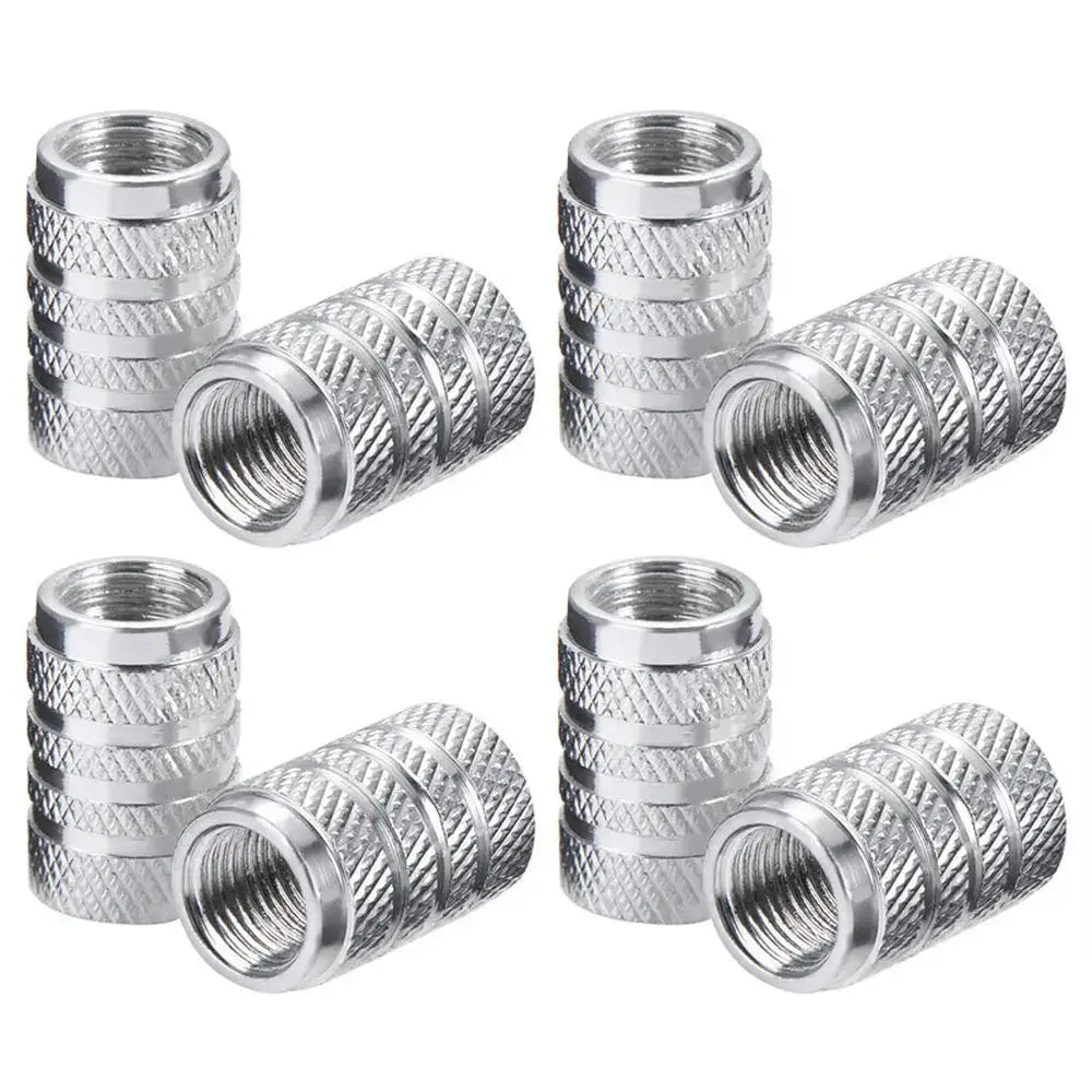 Aluminium Tire Valve Stem Caps (4Pcs) (different colours available) Habicare