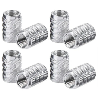 Aluminium Tire Valve Stem Caps (4Pcs) (different colours available) Habicare