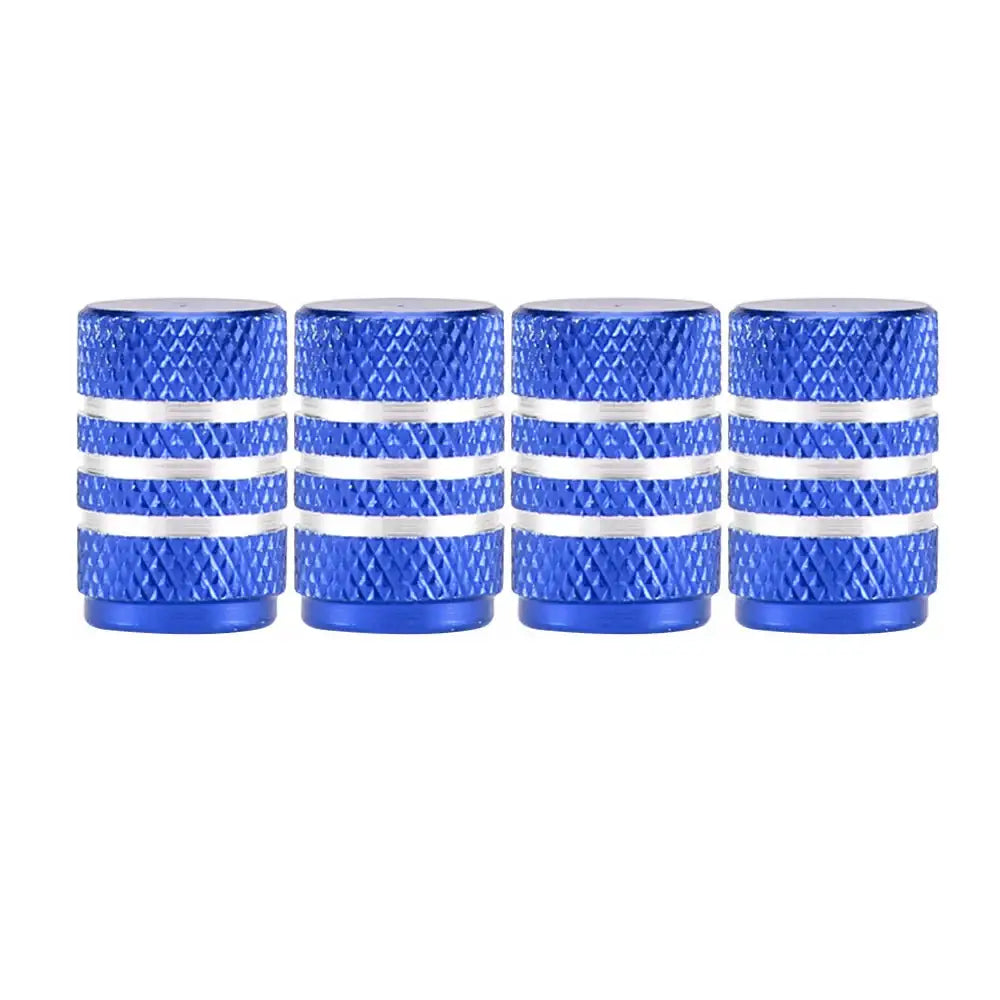 Aluminium Tire Valve Stem Caps (4Pcs) (different colours available) Habicare