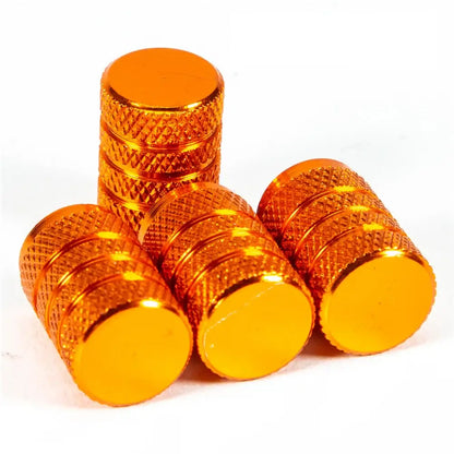 Aluminium Tire Valve Stem Caps (4Pcs) (different colours available) Habicare