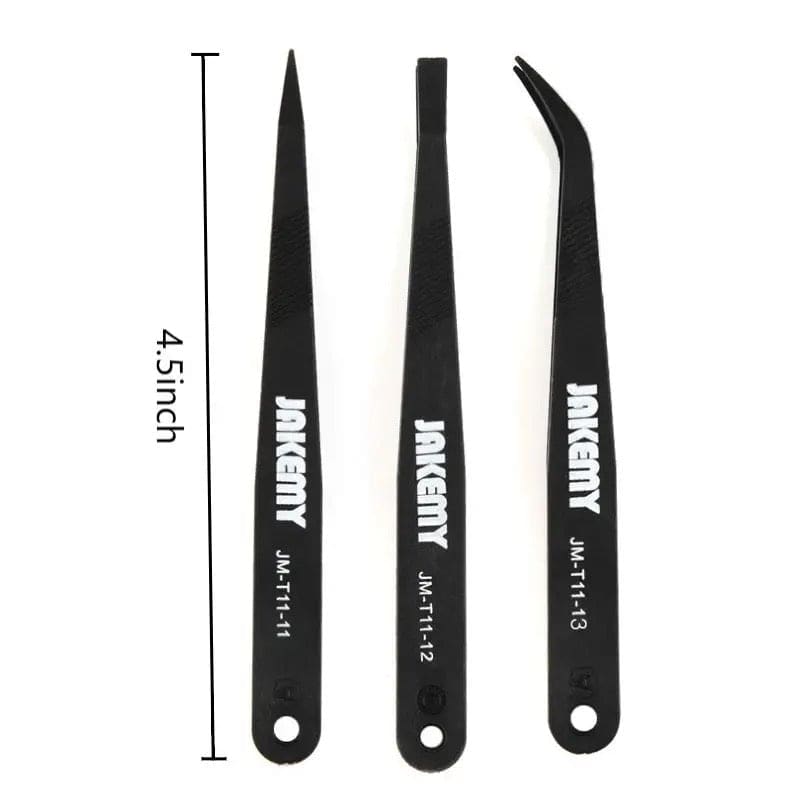 Anti-static Carbon Fiber Tweezers (3 piece) That Watch Shop