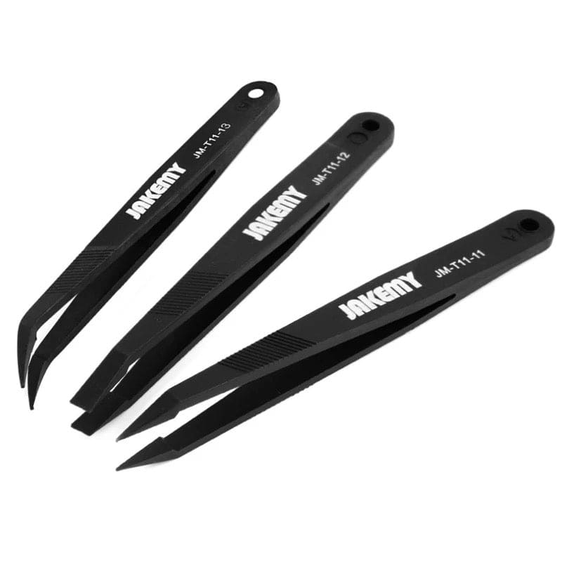 Anti-static Carbon Fiber Tweezers (3 piece) That Watch Shop