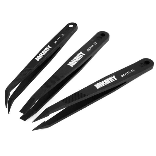 Anti-static Carbon Fiber Tweezers (3 piece) That Watch Shop