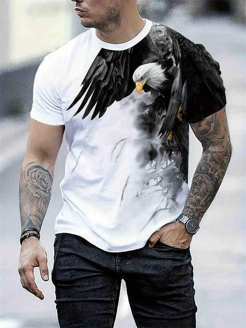Apex Eagle Statement Tee for Men