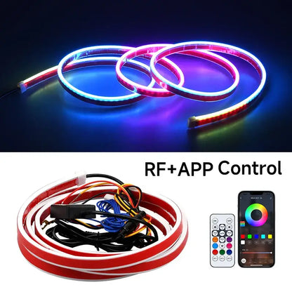 APP-Controlled LED Car Hood Light Strip (12V) Habicare