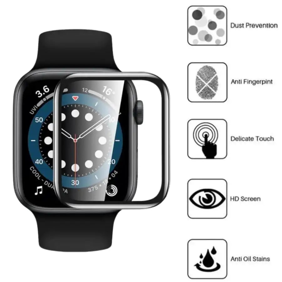 Screen Protectors for Apple Watch Series SE (2nd gen) (40mm) (Set of 5) Habicare
