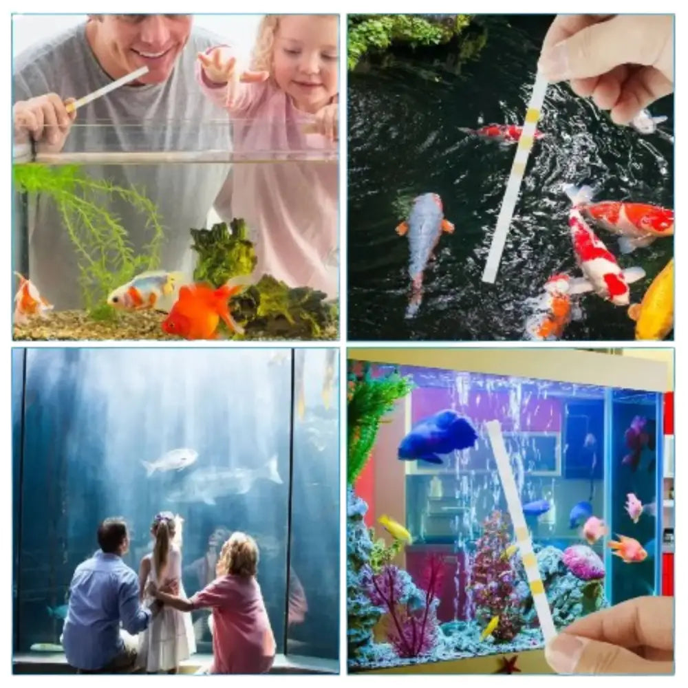 Aquarium Test Strips (5,6 or 7 Parameters) (100 x Strips) Habicare