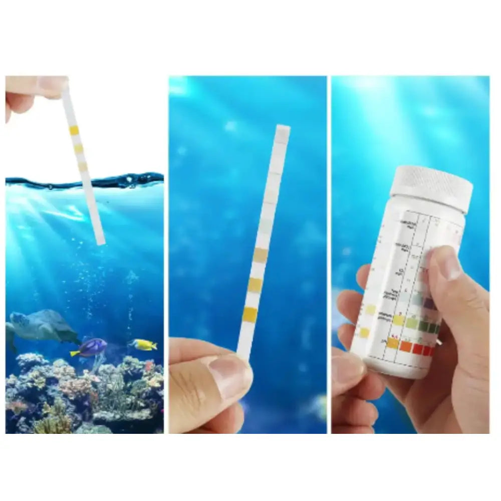 Aquarium Test Strips (5,6 or 7 Parameters) (100 x Strips) Habicare