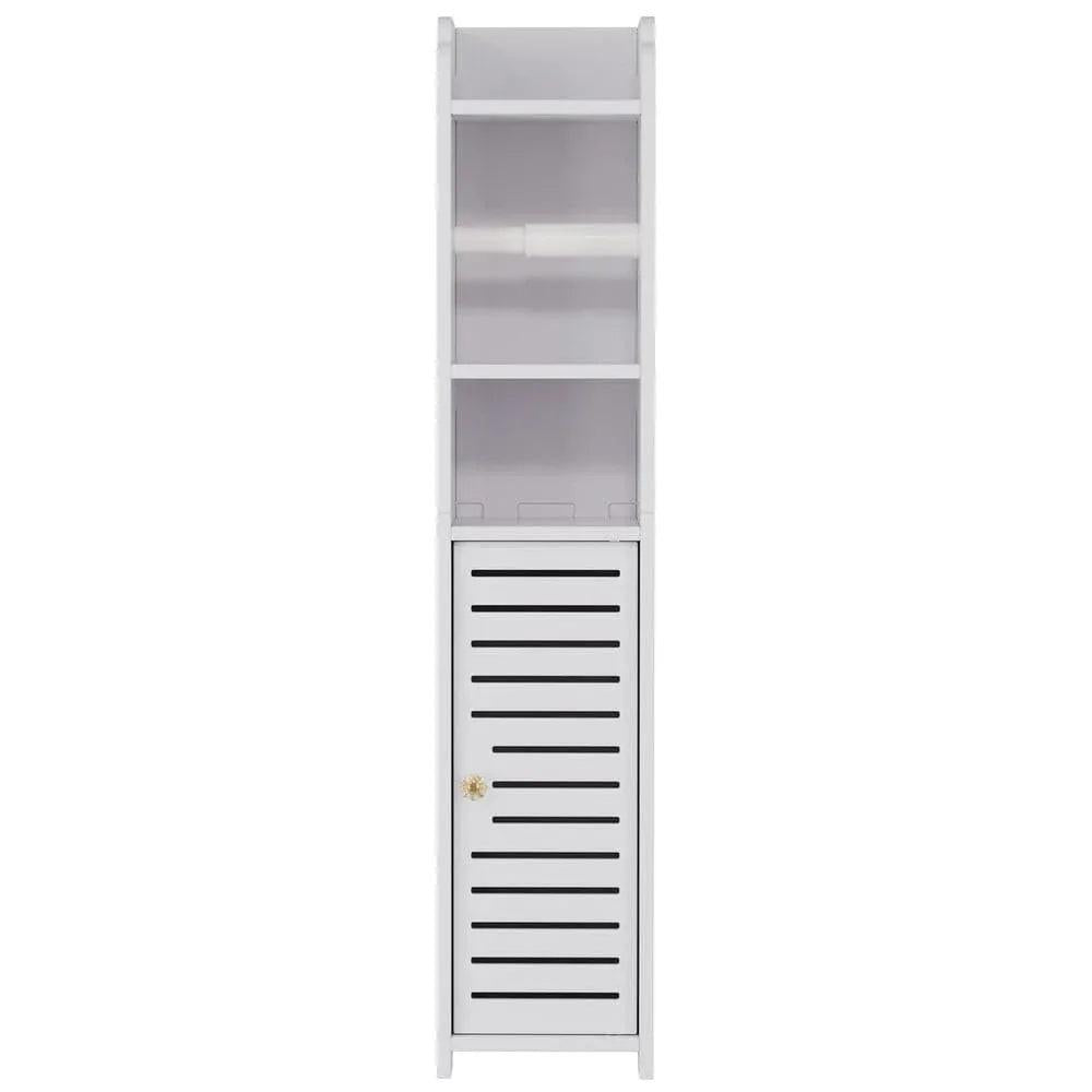 Artiss Bathroom Cabinet Toilet Roll Holder Tissue Organizer 3 Tier Floor Cabinet.