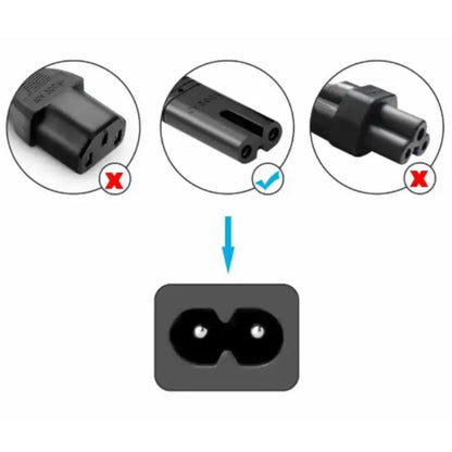 AU Plug IEC C7 Figure-8 Power Cord for Laptop Habicare
