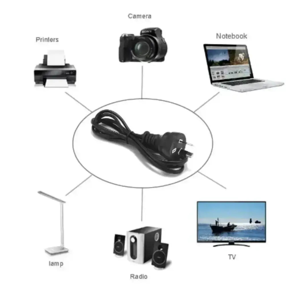 AU Plug IEC C7 Figure-8 Power Cord for Laptop Habicare