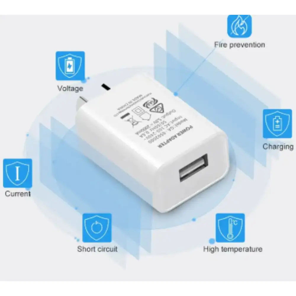 AU Travel Adapter USB Charger 5V 1A/2A Habicare