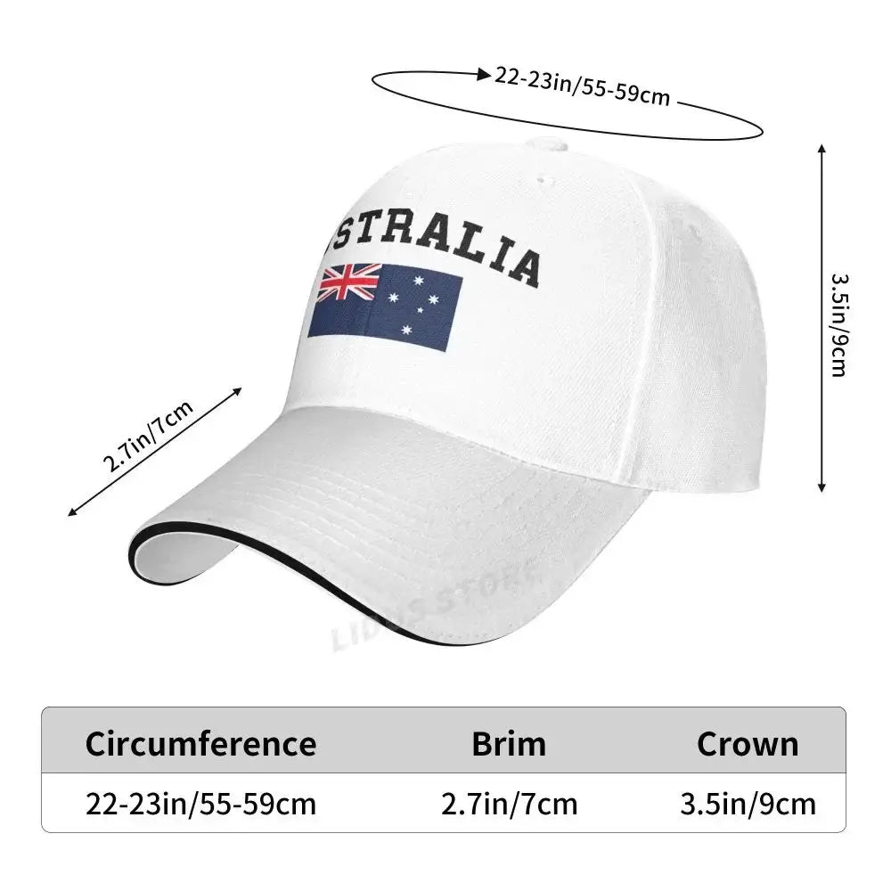 Australia Flag Baseball Cap Habicare