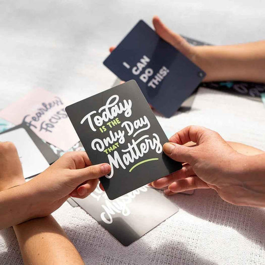 Positive affirmation cards for kids by Awesome Inc NZ, inspiring card set for children ages 6 and up.