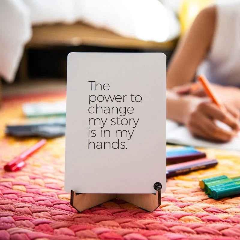 Positive affirmation cards for kids by Awesome Inc NZ, inspiring card set designed for children ages 6 and up.