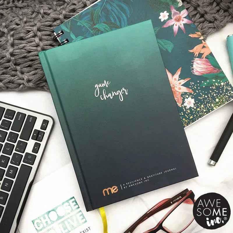 Resilient Gratitude Journal by Awesome Inc NZ, featuring a sleek cover for positive reflections and gratitude journaling.