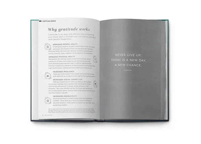 Resilient Gratitude Journal by Awesome Inc NZ with a textured cover, designed for positive reflections and personal growth.