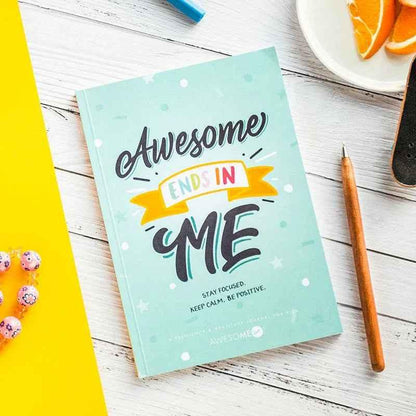 Resilient ME Gratitude Journal for Kids by Awesome Inc NZ, age 5-12, featuring colorful pages for gratitude and positivity.