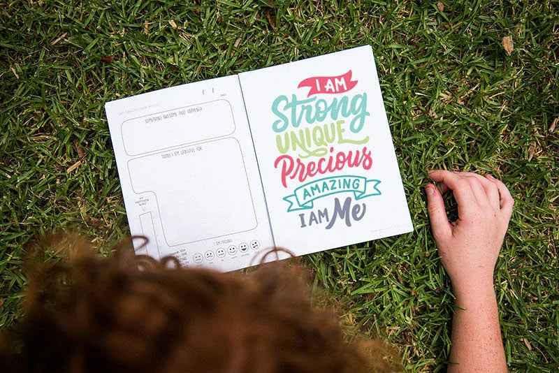 Resilient ME Gratitude Journal for Kids by Awesome Inc NZ, colorful cover with cheerful design for children aged 5-12.