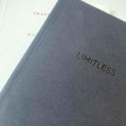 Natural linen gratitude journal for teenagers, titled "I Am... Mindset Journal," designed to promote positivity and self-awareness.